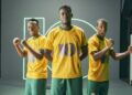 3 Bafana Bafana players sporting 10bet shirts