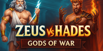 creative imagination of Zeus and Hades as seen in the game