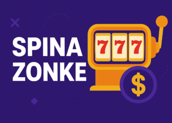 Spina Zonke text, a slot machine and a dollar sign