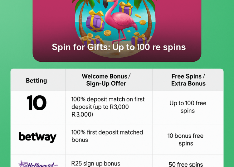 Betting Sites With Free Spins & Sign-Up Bonuses in South Africa