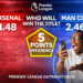 Andile wondering who wins EPL, positioned below Arsenal & Man City outright odds