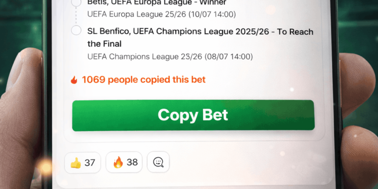 10bet Social Feed – Follow winners, copy bets, and build smarter combos