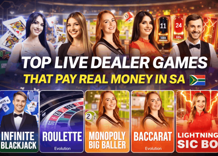 Top Live Dealer Games That Pay Real Money in SA